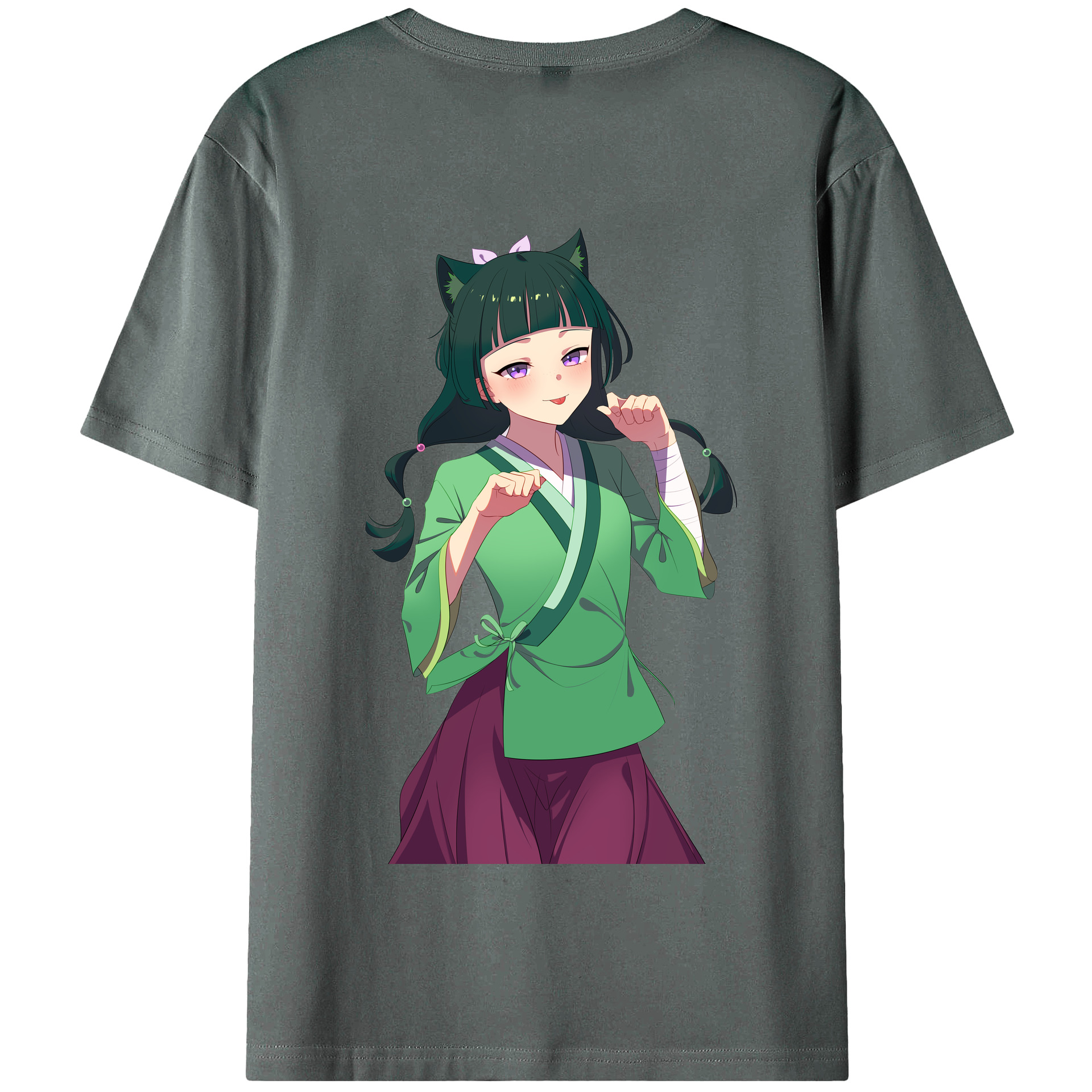 （画像用） 薬屋のひとりごと The Apothecary Diaries 綿100％半袖Tシャツ（背面プリント）
